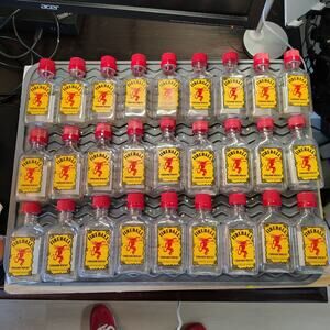 #CR18 - 27 EMPTY AND CLEANED FIREBALL PLASTIC CONTAINERS FOR CRAFTING